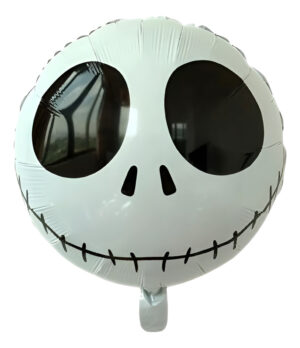 Globo Metálico Para Decoración Calavera Esqueleto Halloween