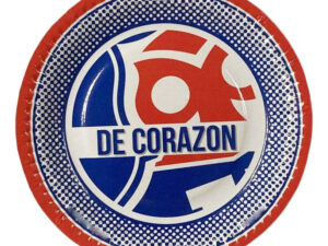 Pack 6 Uds Plato Pequeño Cartón / Diseño U De Chile