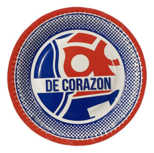 Pack 6 Uds Plato Pequeño Cartón / Diseño U De Chile