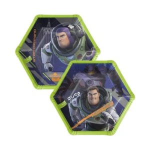 Pack 6 Uds Plato Pequeño Cartón / Diseño Toy Story Lightyear