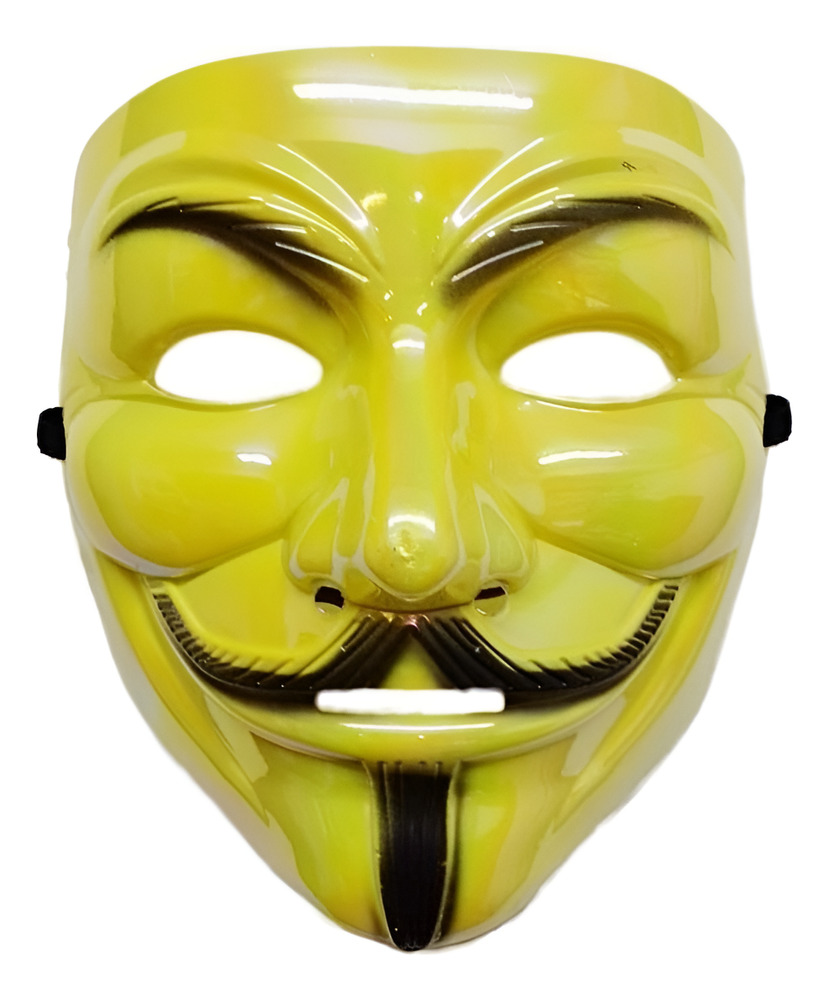 Mascara Para Tu Disfraz Anonymous Con Efecto Tornasol - Imagen 6