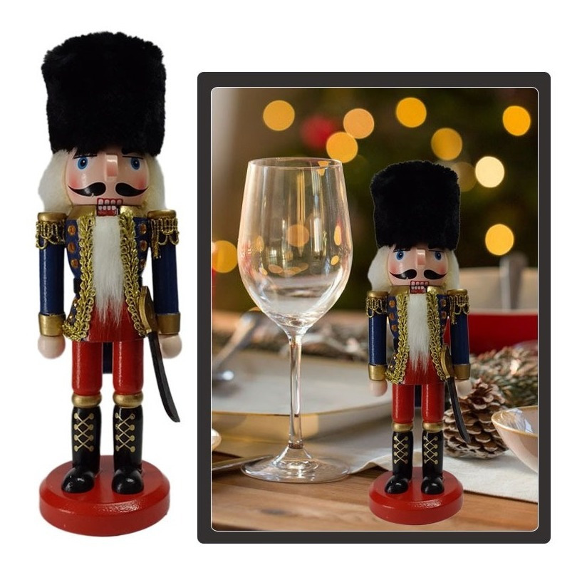 Soldado Cascanueces Navideño / Decoración Navidad Serie M81 - Imagen 3