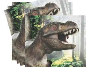 Servilletas De Papel Para Decoración Motivo Dinosaurio T Rex