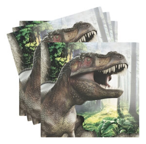 Servilletas De Papel Para Decoración Motivo Dinosaurio T Rex