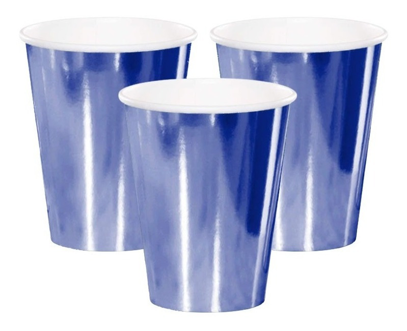 Pack 6 Uds Vaso De Cartón Con Diseño Metalizado - Imagen 5