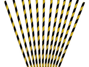 Pack 12 Uds Bombillas De Papel Con Diseños Texturas