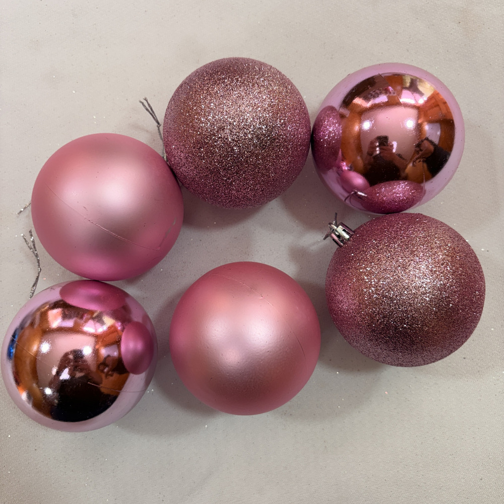 Adorno Arbol De Navidad Esferas Diseños 8cm Pack 6 Unidades - Imagen 8