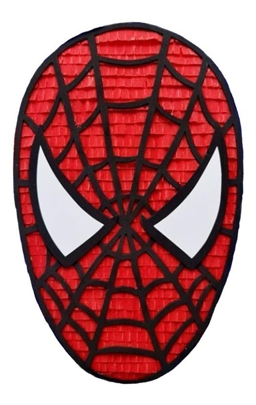 Piñata De Cumpleaños Spiderman Cara 3d