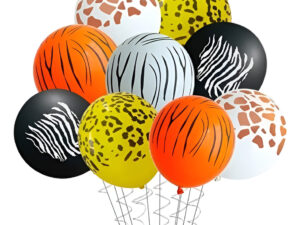 Set De Globos Látex 9 Uds Motivo ( Animal Print )
