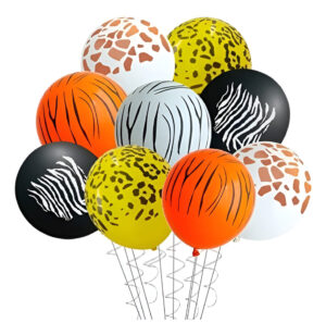 Set De Globos Látex 9 Uds Motivo ( Animal Print )