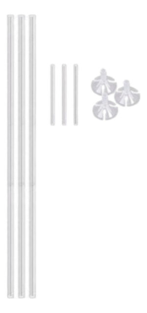 Varillas Para Globos Transparentes 70 Cm