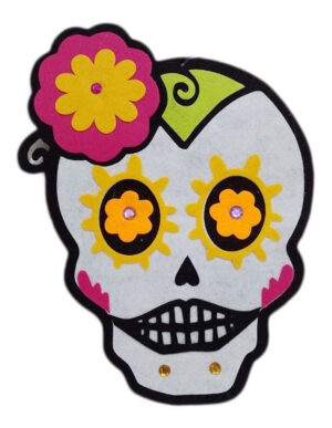 Adorno Para Decoración Diseño Halloween Calavera