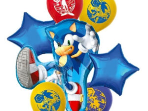 Set De Globos Decoración 7 Uds Motivo Sonic
