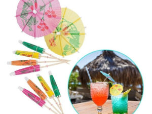 Mini Sombrillas Para Decoración De Bebidas Fiesta Cotillón