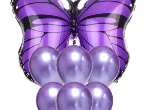 Set De Globos Decoración 7 Uds Mariposa + Globos Látex