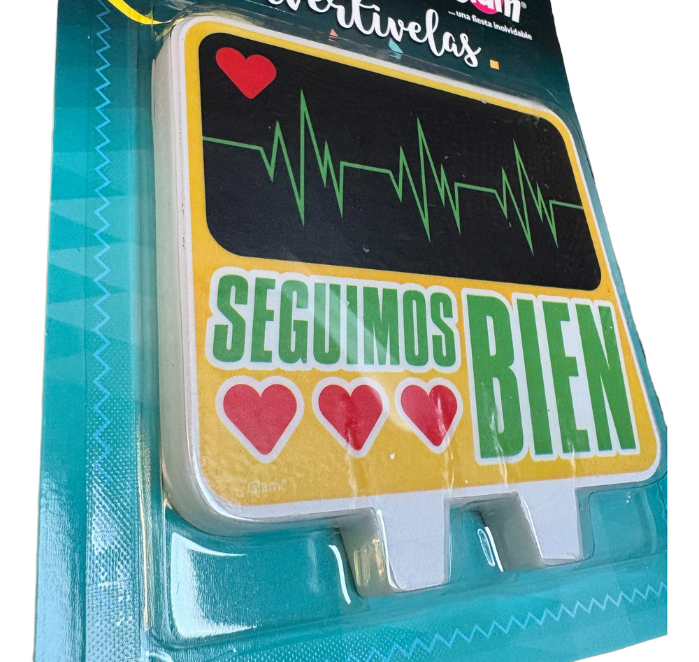 Vela Decoración Torta Seguimos Bien - Imagen 2
