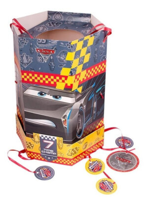 Piñata De Cumpleaños Cars Diseño Hexagonal