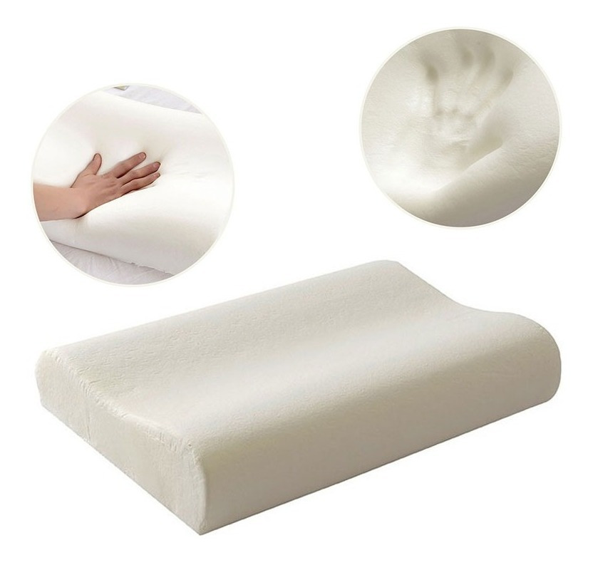 Almohada Espuma Viscoelástica Modelo Cervical (funda Puntos) - Imagen 2