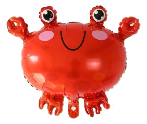 Globo Metálico Decoración Animal Silueta De Cangrejo