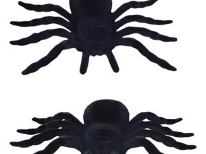 Pack 2 Uds Arañas De Terciopelo / Decoración Halloween