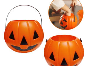 Balde Para Dulces Halloween / Calabaza / Diseño Redondo