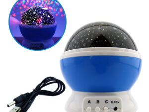 Lámpara Proyector De Estrellas Con Movimiento / Espanta Cuco