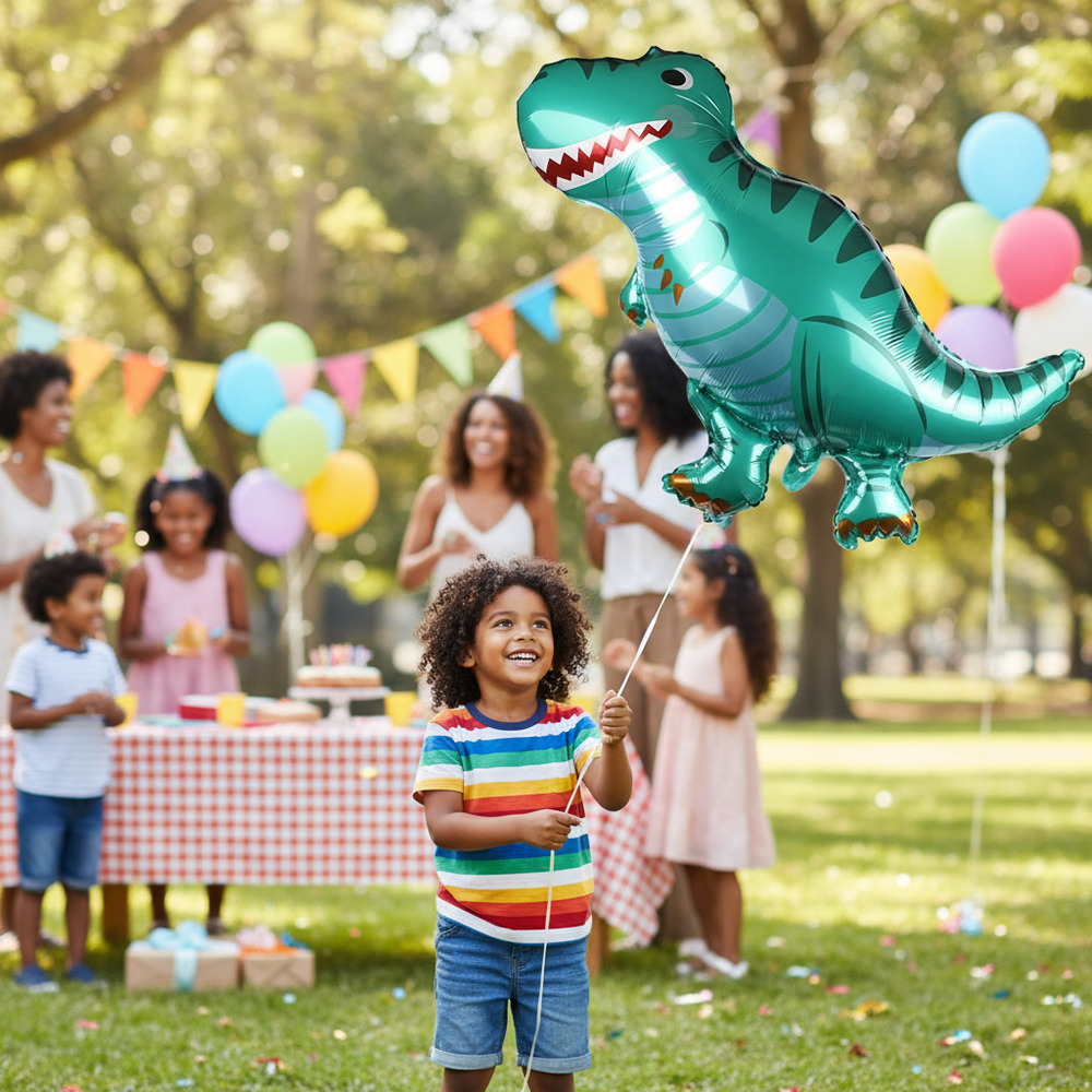 Globo Metálico / Globo Grande / Figura Grande De Dinosaurio - Imagen 11