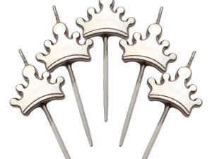 Velas Para Decoración De Torta 5 Uds Con Forma De Corona