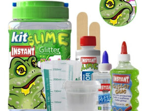 Kit Para Crear Slime + Utensilios + Estuche Portátil