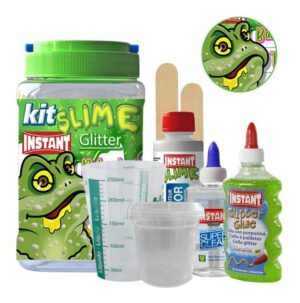 Kit Para Crear Slime + Utensilios + Estuche Portátil