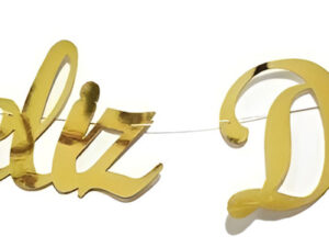 Guirnalda Para Decoración Con Frase Feliz Dia