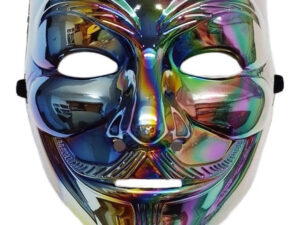 Mascara Para Tu Disfraz Anonymous Con Efecto Tornasol