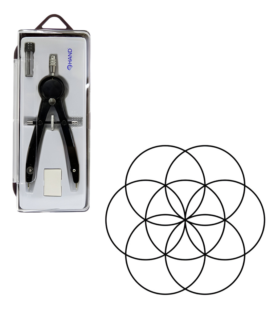 Compas Escolar / Hand / Borrador / Repuesto Grafito/ 001