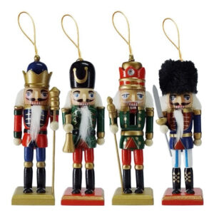 Cascanueces Navideño / Colgante Decoración Navidad Serie M80