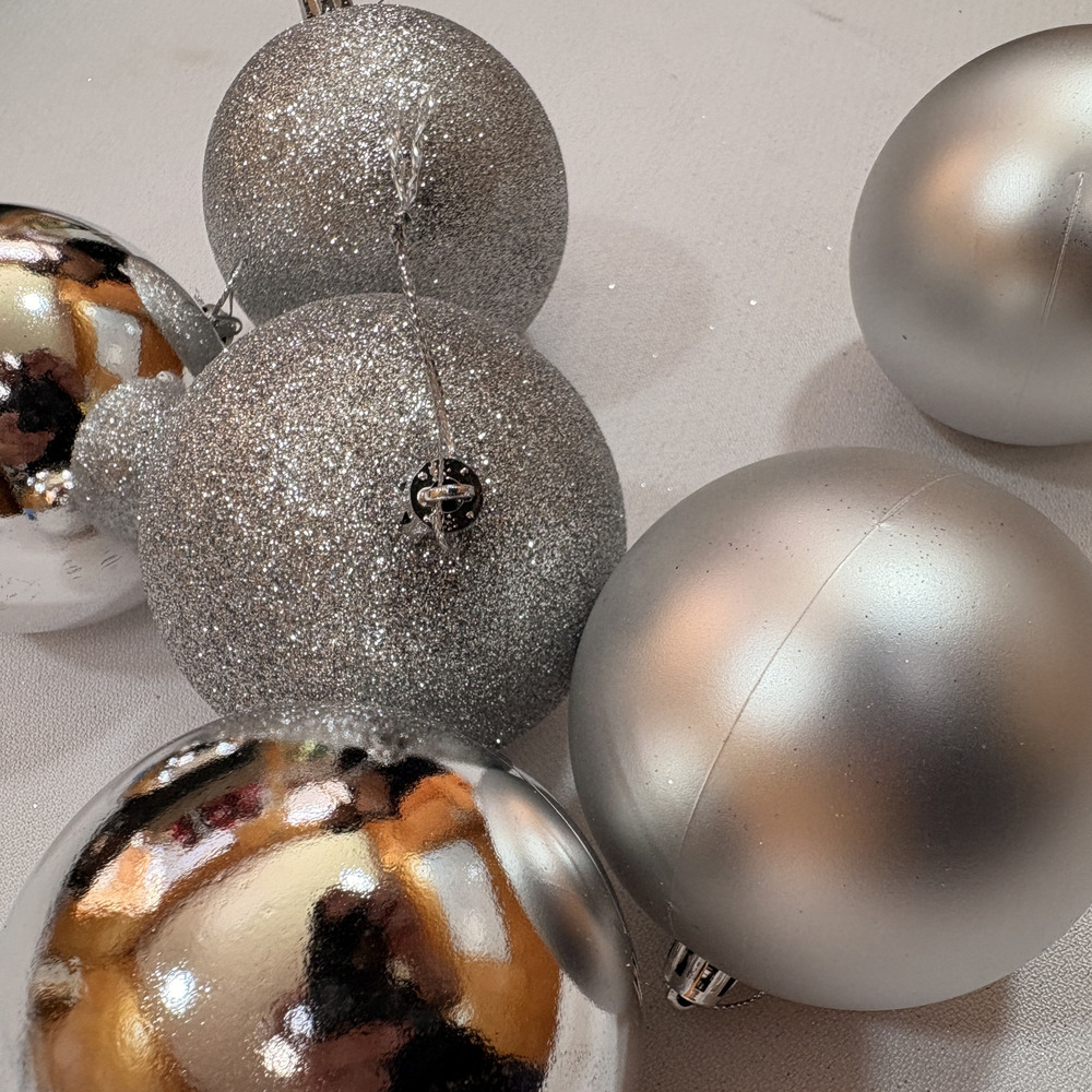 Adorno Arbol De Navidad Esferas Diseños 8cm Pack 6 Unidades - Imagen 6