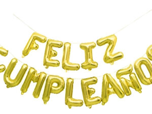 Set De Globos Decoración 15 Uds (feliz Cumpleaños)