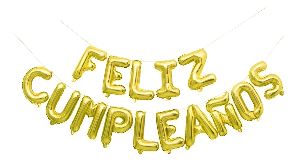 Set De Globos Decoración 15 Uds (feliz Cumpleaños)