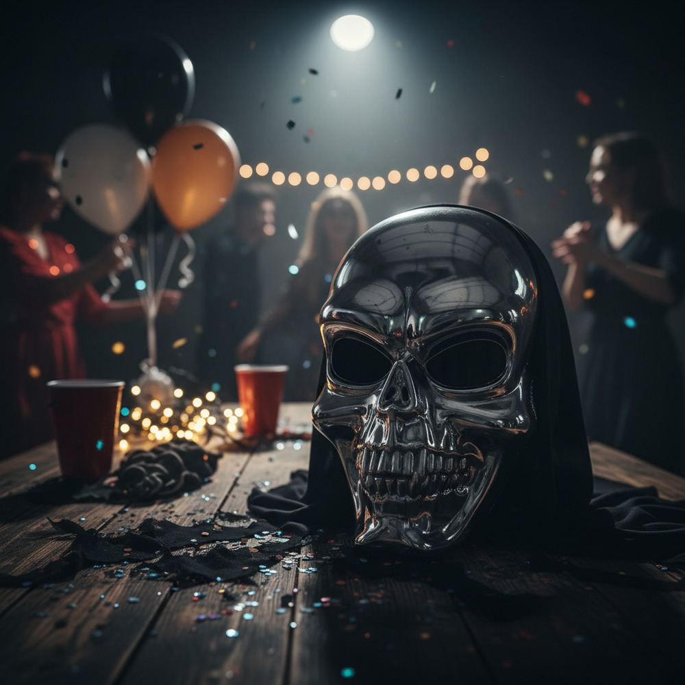 Mascaras Para Tu Disfraz De Halloween / Diseño Calavera - Imagen 2