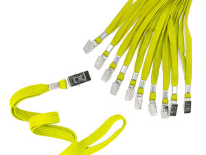 Pack 10 Uds Cinta Porta Credenciales Con Apretador