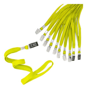 Pack 10 Uds Cinta Porta Credenciales Con Apretador