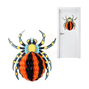 Adorno Para Decoración De Puerta Halloween Silueta Araña