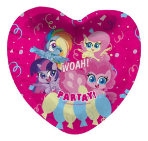 Pack 6 Uds Plato Pequeño Cartón / Diseño My Little Pony