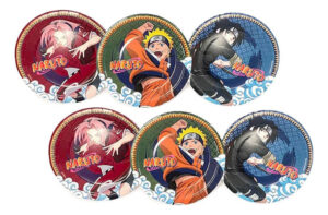 Pack 6 Uds Platos Pequeño Cartón / Diseño Naruto