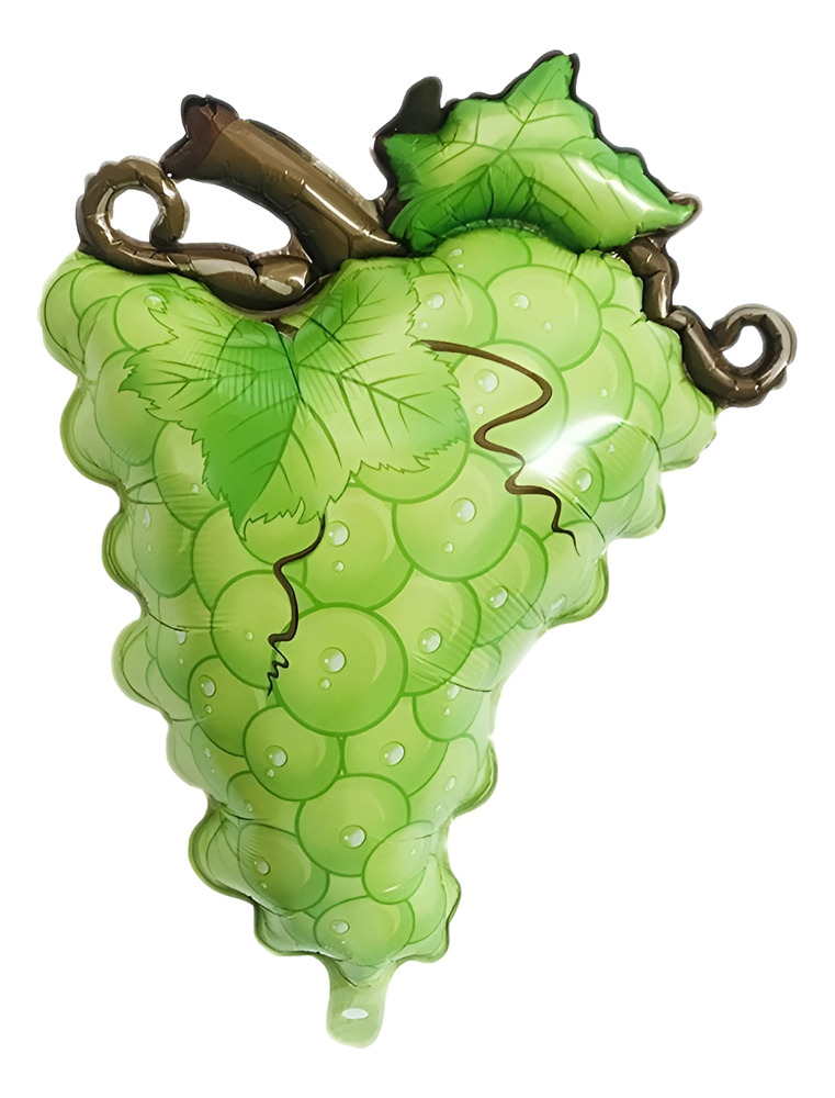 Globo Metálico Con Forma De Fruta Uva