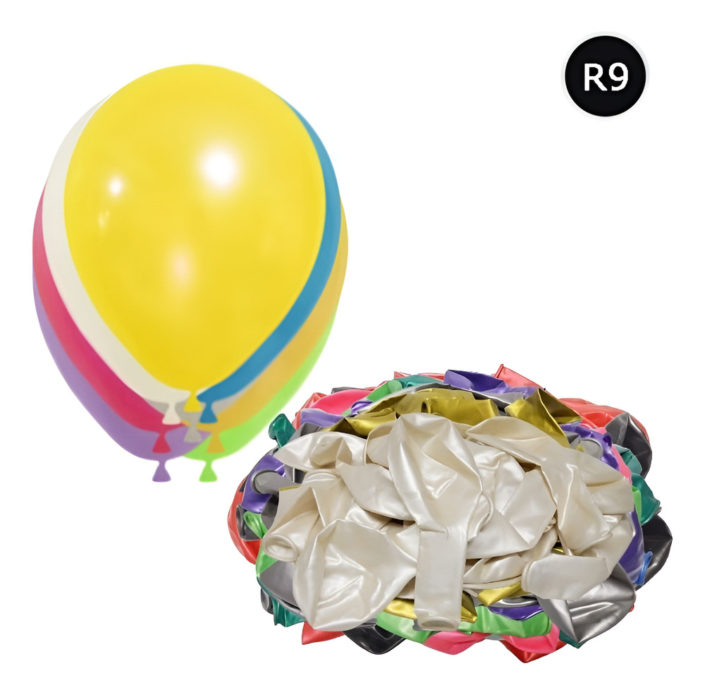 Pack 25 Uds Globos Decorativos De Látex Metálicos R9 - Imagen 14