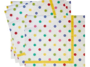 Servilletas De Papel Para Decoración Con Diseño Puntos Polka