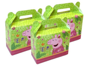 Pack 6 Uds Cajas Para Dulces / Cotillón / Motivo Peppa Pig