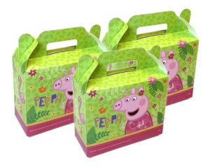 Pack 6 Uds Cajas Para Dulces / Cotillón / Motivo Peppa Pig