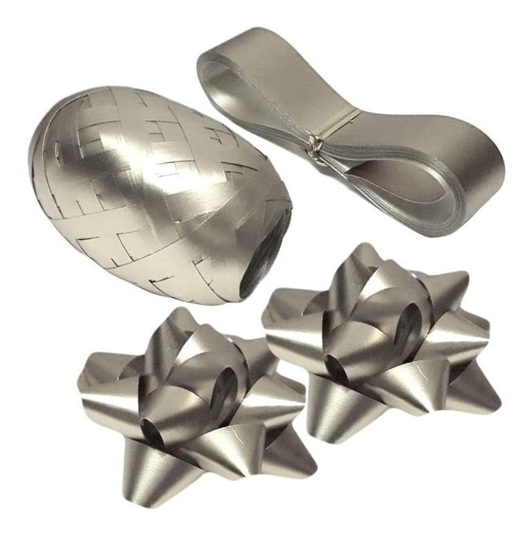 Set De Lazos Mas Cintas Para Decoración De Regalos - Imagen 5