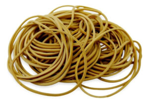 Bandas Elasticas De Caucho Crepe 250mg / Liga Rb-134